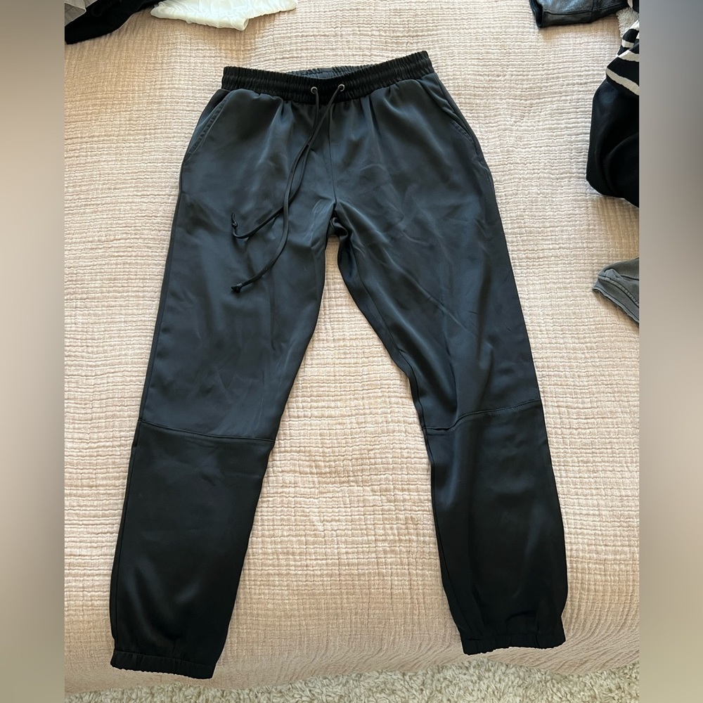Satin joggers